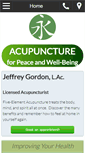 Mobile Screenshot of jgordonacupuncture.com